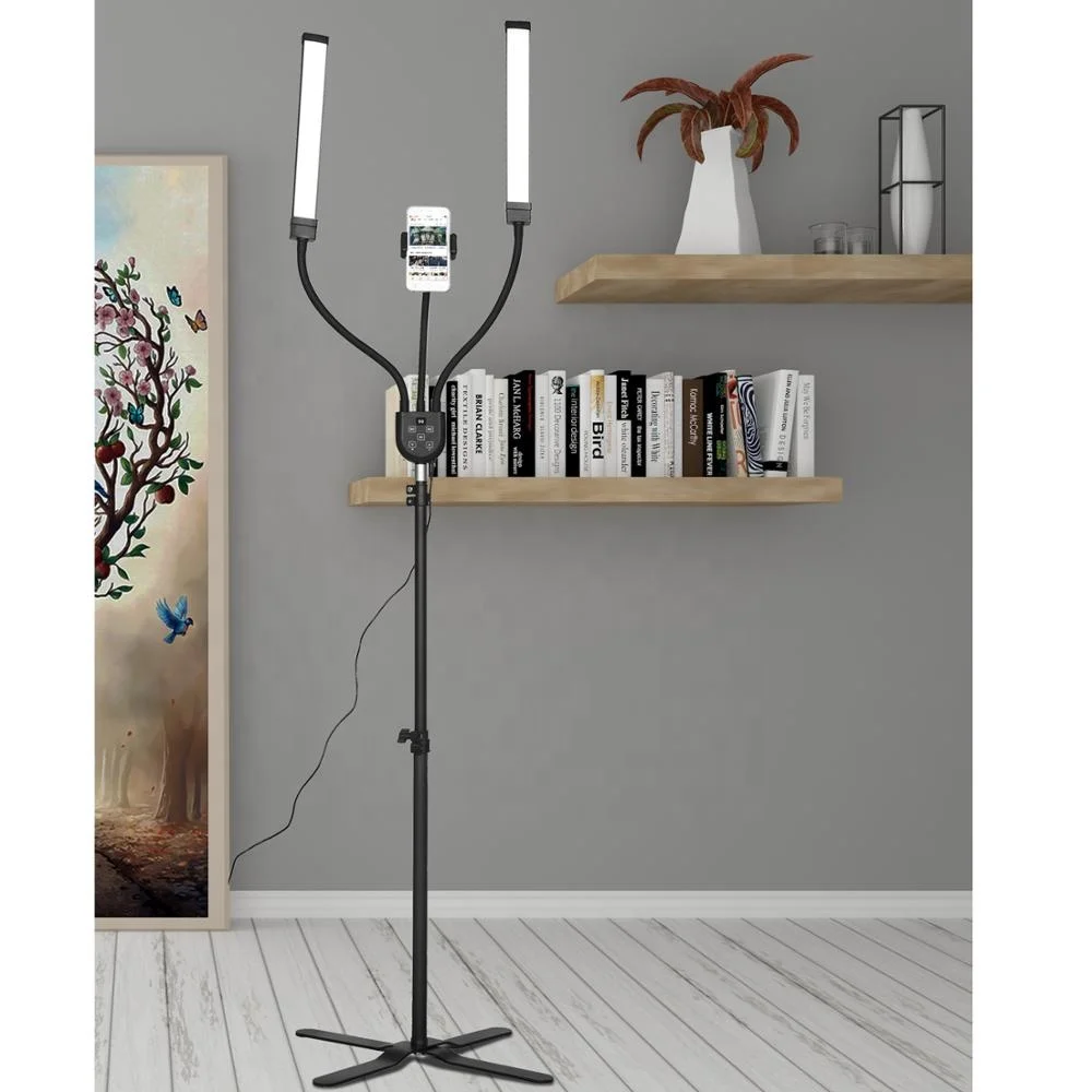 Modern Double Head High Quality Decor Lamp Led Floor Lamp for Living Room Bedroom Study Room Bedside