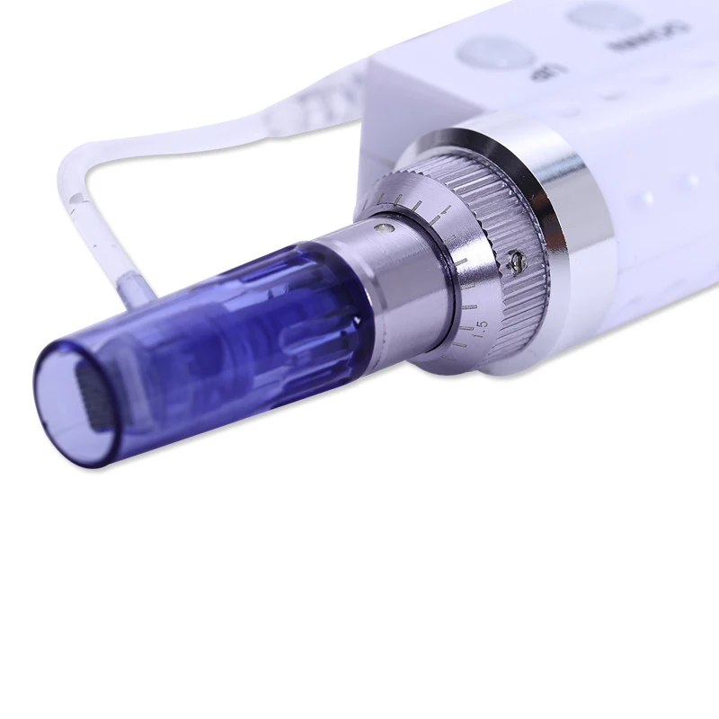2 in 1 Mini Water Mesotherapy Injector Nano Derma Pen Electric Microneedle Pen For Skin Rejuvenation Beauty Machine