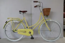 New Style 28 inch single speed pink women vintage style bike/Holland city bicycle/ with light,carrier and basket