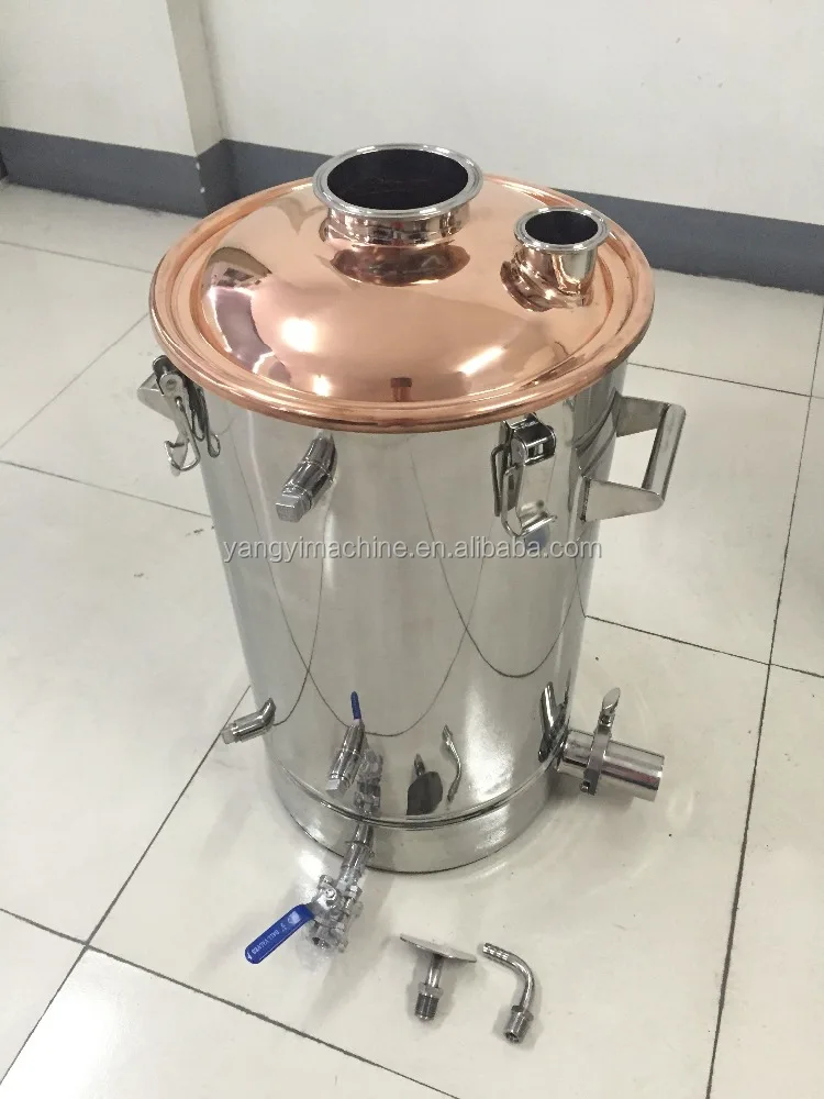 home beer coil mash tun ,lauter tun with copper lid