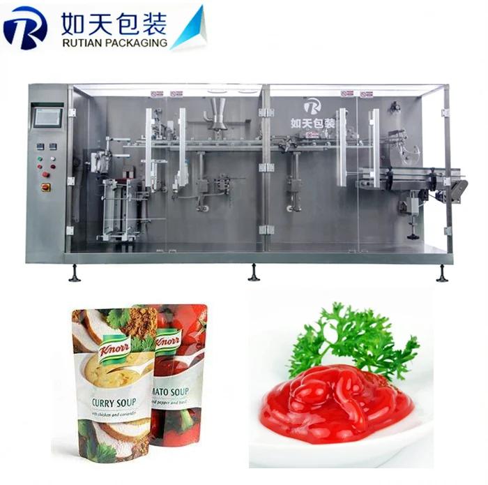 
Milk/juice/sauce/cream/jam liquid satchet packaging machine 