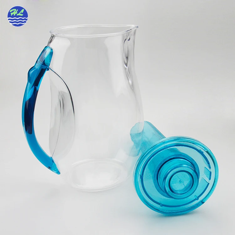 
New Invention 2.2L bpa free plastic juicer fruit infuser water bottle with storage 