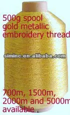 
pure gold metallic yarn, metallic thread, yarn 