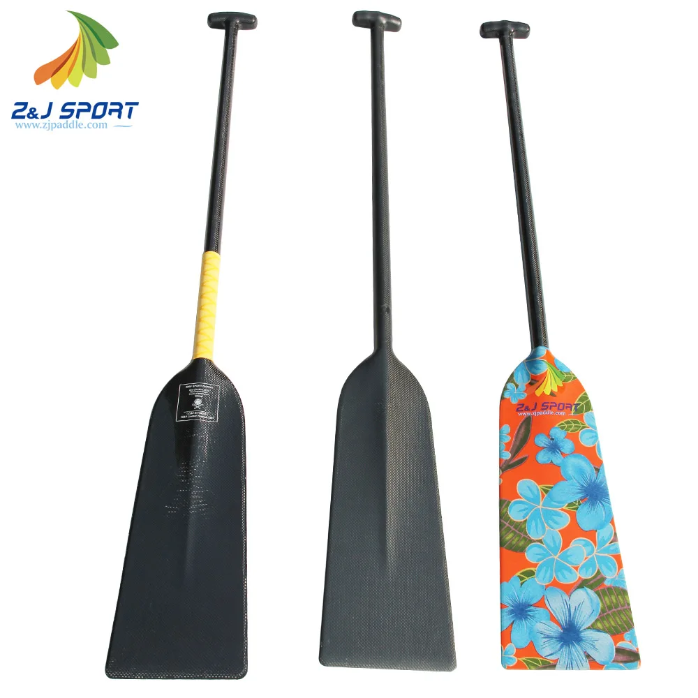  ZJ SPORT IDBF сертифицировано углеродное волокно лодка Дракон весло с дополнительной графикой на лопасти для
