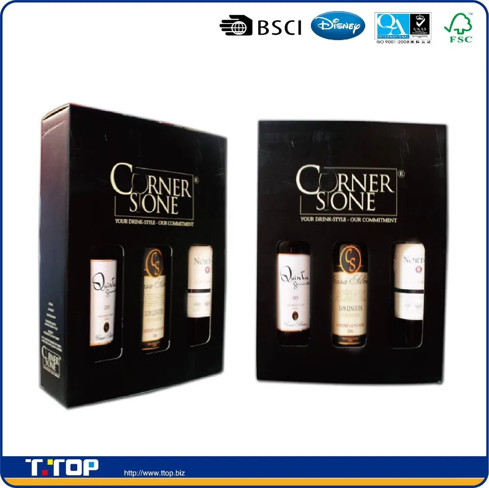 Online shopping  luxury gift bottle Wine Box