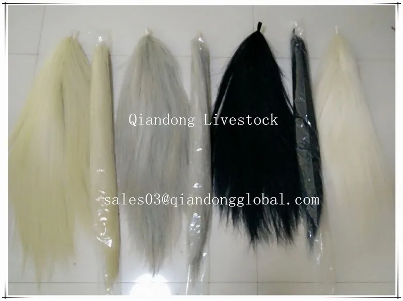 
Good Quality Moderate Price Horse Hair Extensions Beautiful False Tails Hand Made From Real Horse Hair 