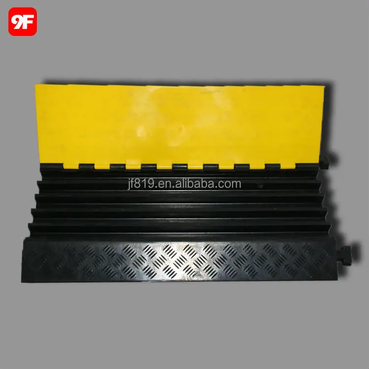 5-channel heavy duty cable cover rubber cable protector
