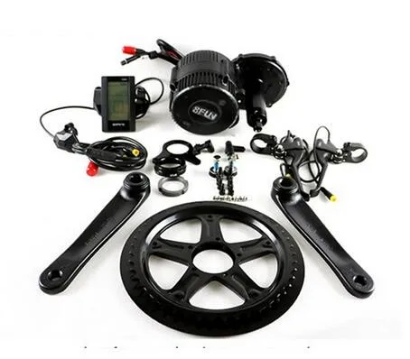 electric bike motor kit with bafang crank/central motor