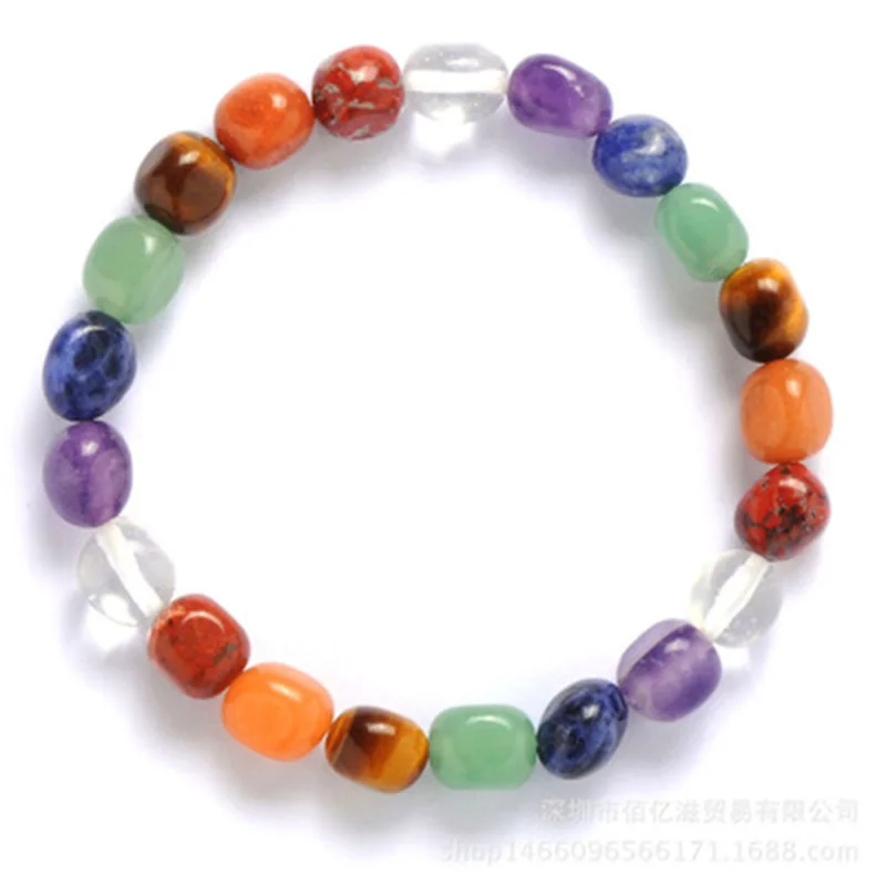 New Style Buddha Beads Natural Reiki Energy Stone 7 Chakras Yoga Bracelet