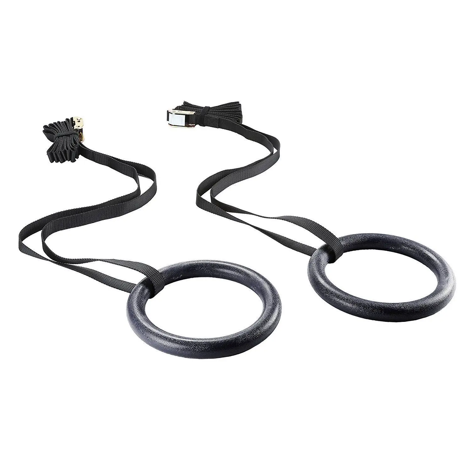 Supplying real Wooden Gym Rings with Colorful Strap