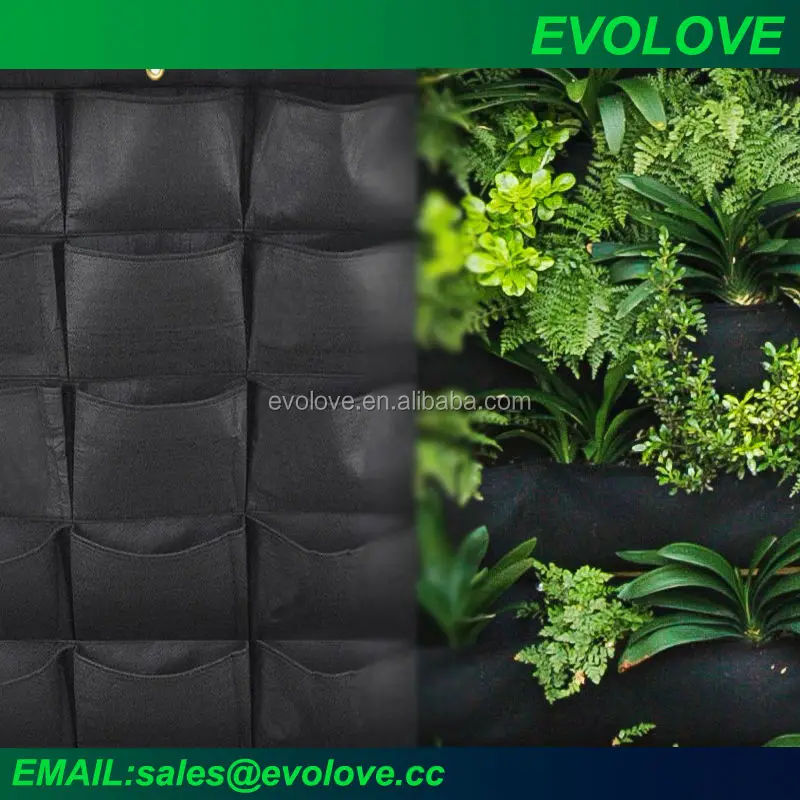 Home garden irrigation system in vertical garden