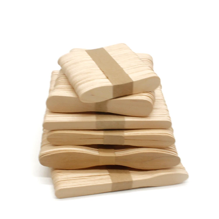 Wooden ice cream spoon/wooden ice cream spoon crafts/wood stick for ice cream