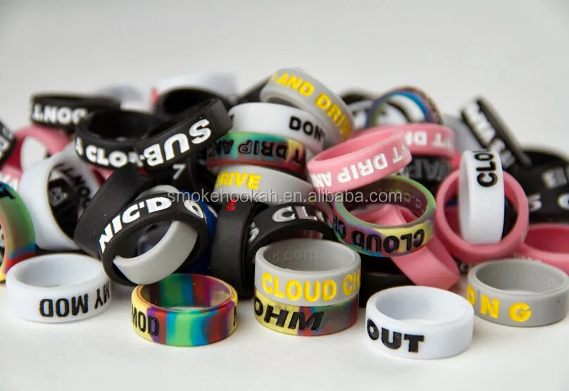 silicone lanyard ego necklace ring electronic cigarette o slip