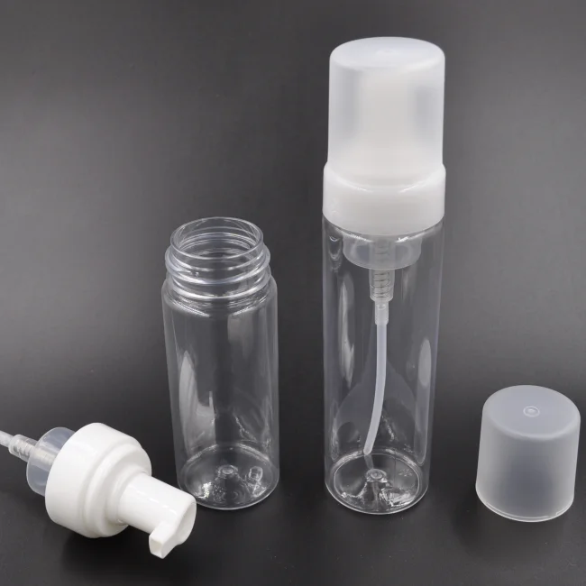 Фабрика 200 мл пустые ПЭТ прозрачная пластиковая бутылка для жидкого мыла насос распределитель