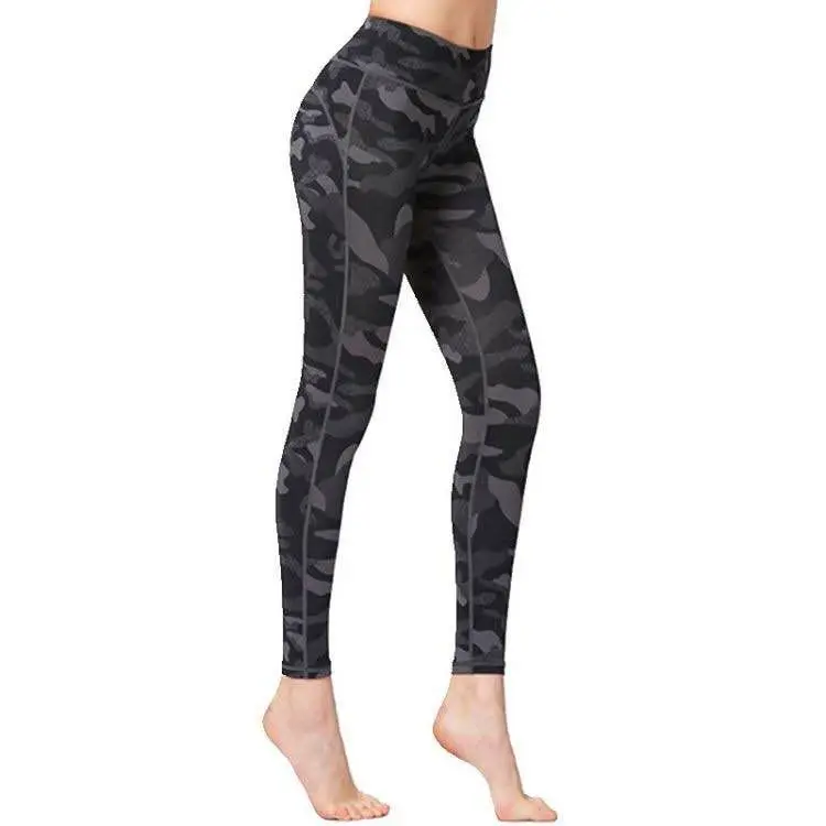 2022 Pants Women High Stretch Leggings,Camouflage Print Fitness Leggings Sporting Workout Leggins