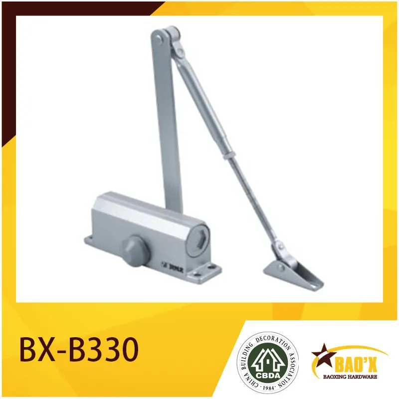 
Hydraulic speed adjustable door closer with sliding arm 