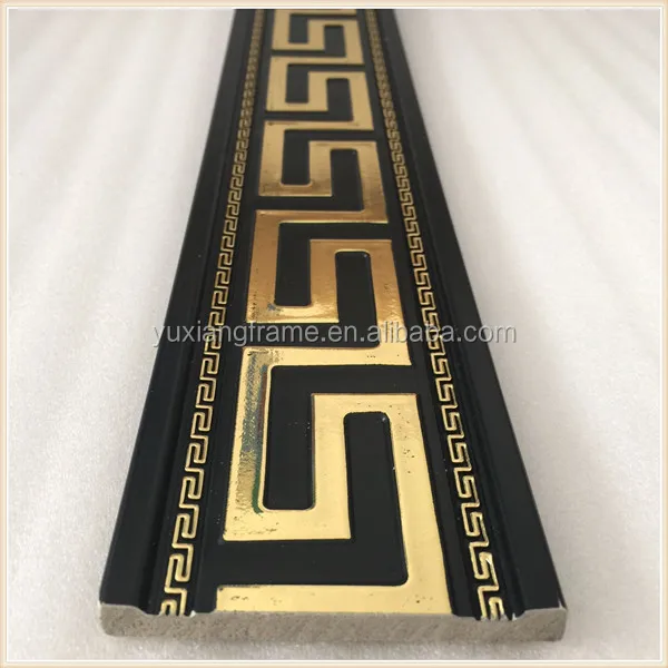 Islam Design Antique Gold Fancy Design Ps Interior Decorative Profile/moulding