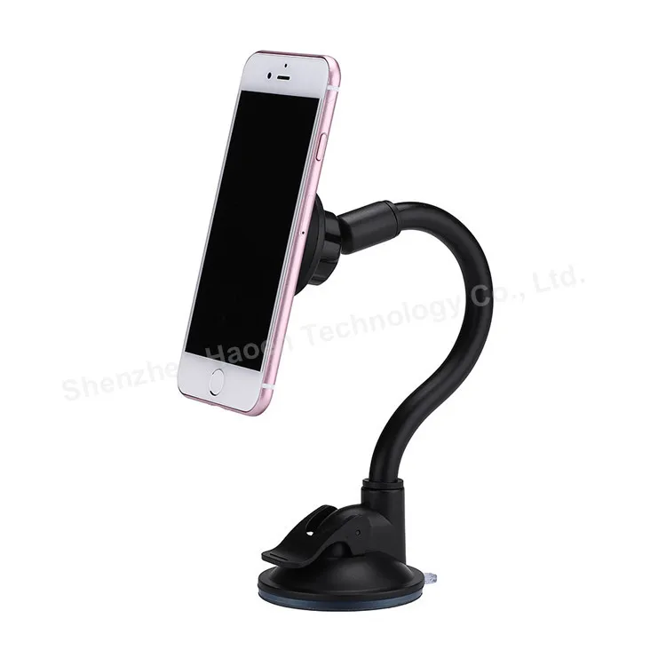 
Universal Magnetic Long Arm Car Phone Mount with Gel Suction Cup For Car Windscreen and Dash board 