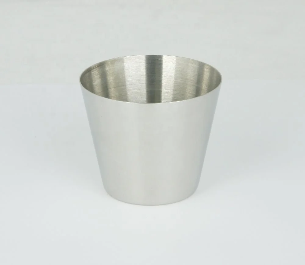 Stainless Steel Small Rimless Shot Glass/Wine Cup
