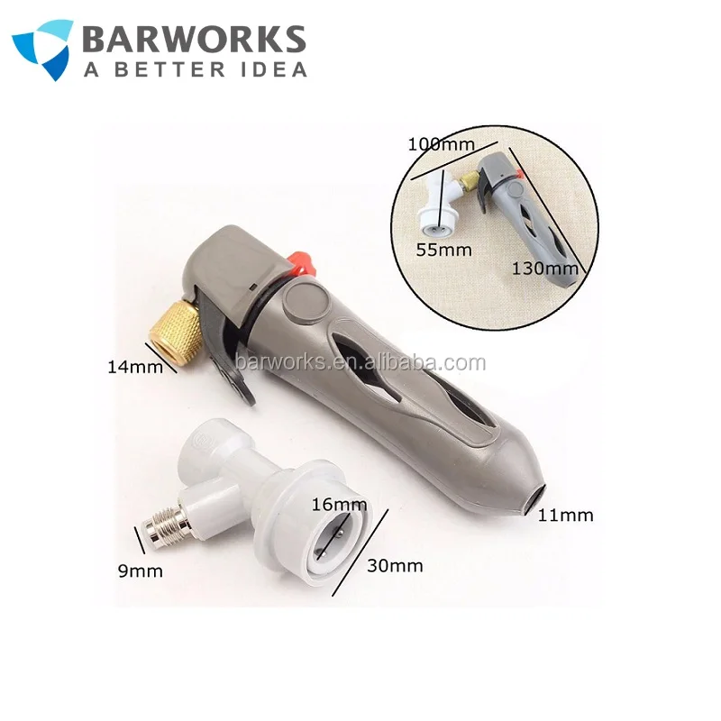 High Quality Homebrew Compact CO2 Injector Kit Portable CO2 Keg Charger for beer cornelius keg