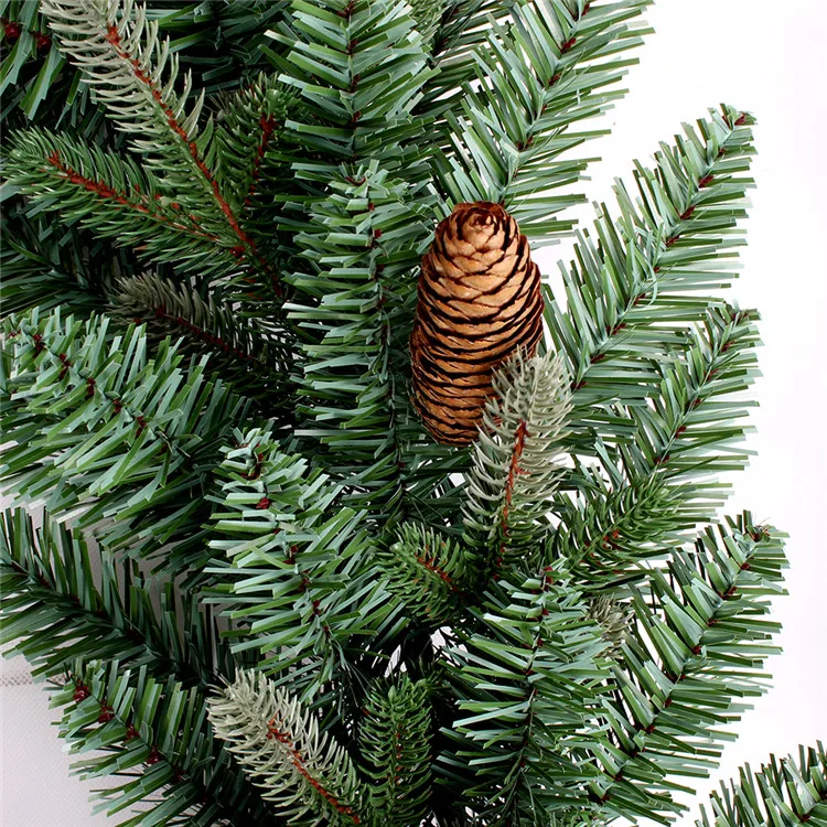New design Indoor outdoor decoration Pine needle & PVC tip mixed Christmas garland