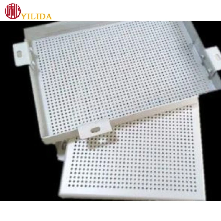 aluminum perforated metal fireproof panel moisture-proof ceiling