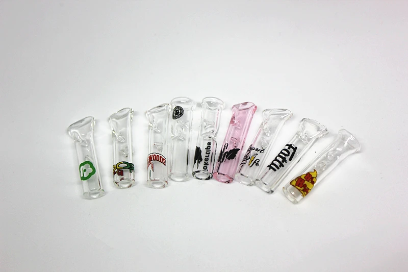 Best selling customize rolling paper tip glass filter tip smoking pipe