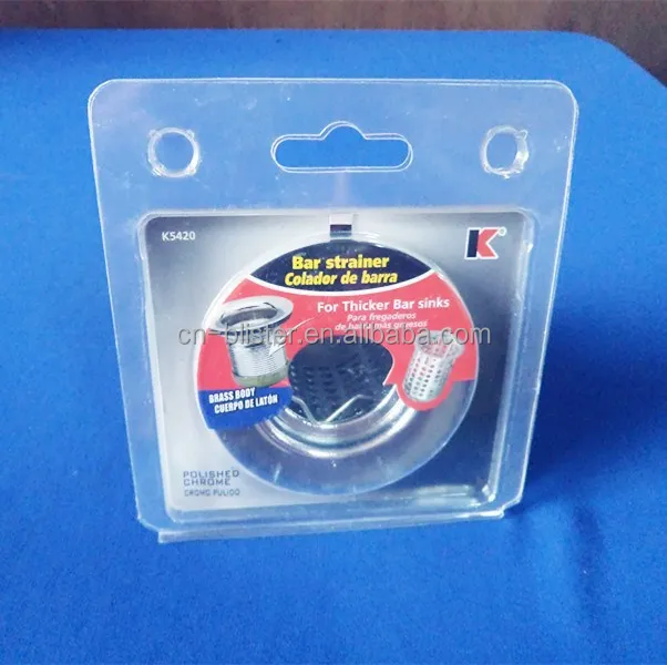 Transparent Blister Custom Clamshell Packaging Box for floor drain
