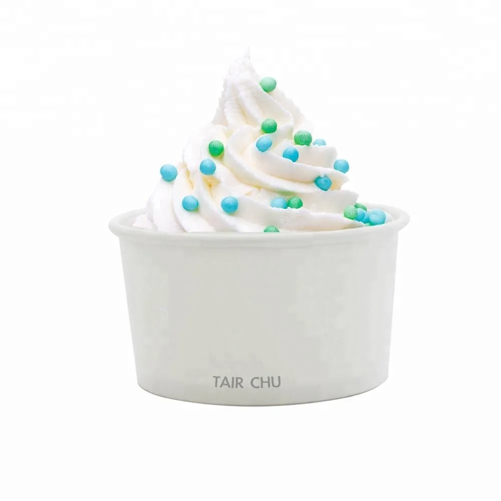 Convenience For Hot And Cold Food 4oz Disposable Ice Cream Paper Cup