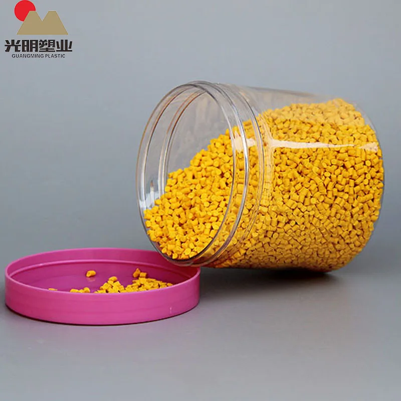 Pill Packing Empty Plastic Cookie Transparent Food Grade Jars