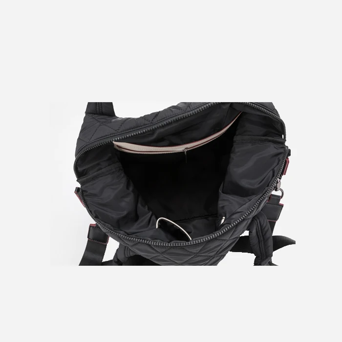 
2021 Women Wholesale Bags Fashionable Nylon Quilted Medium Sutton Gym Travel Handbag 