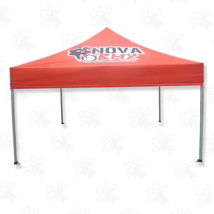 Outdoor Event 3x3 Folding Printed Red Gazebo Canopy Tent for Trade Show