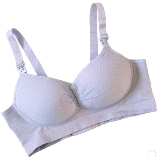 Бюстгальтер Telige для кормящих женщин и матерей, удобная хлопковая чашка с зажимом спереди, без косточек, для грудного вскармливания, с защитой от провисания, Adj