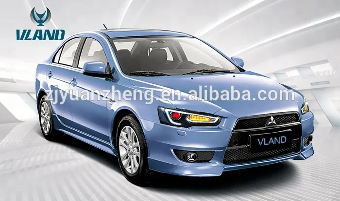 Vland Car Headlight Lancer EVO X For 2008-UP Years LED Head Lamp Lens