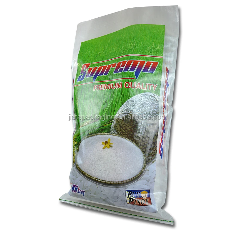Supply high quality Factory price one time used pp rice bags, plastic sack, PP woven for 50kg 25kg