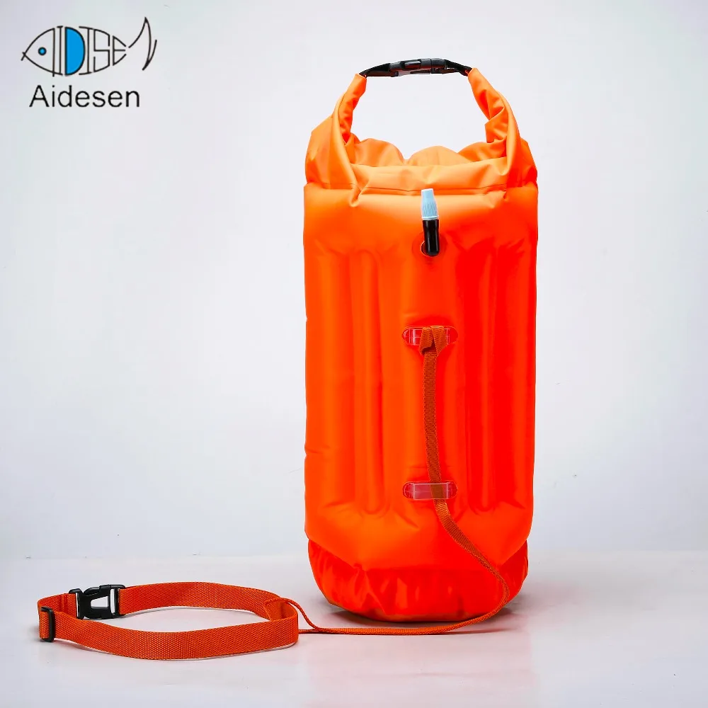 Outdoor Sail Pull Inflatable Floating Open Water Swimming Swim Buoy