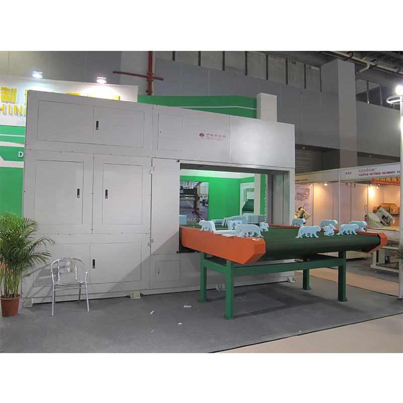 Vertical CNC PU foam shapes cutting machine