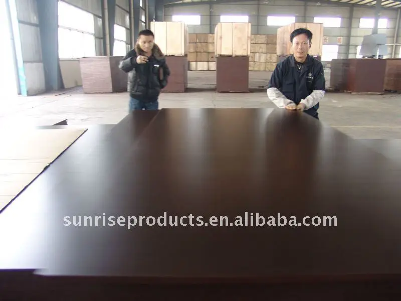 
11 ply 18mm laminated marine plywood/timber for concrete formwork 