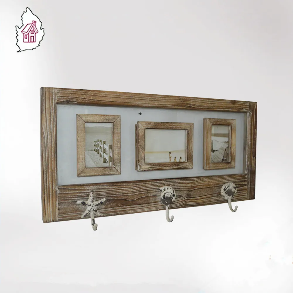 Wooden Wall Hanging Decorative classic multi glass picture frame photo frames