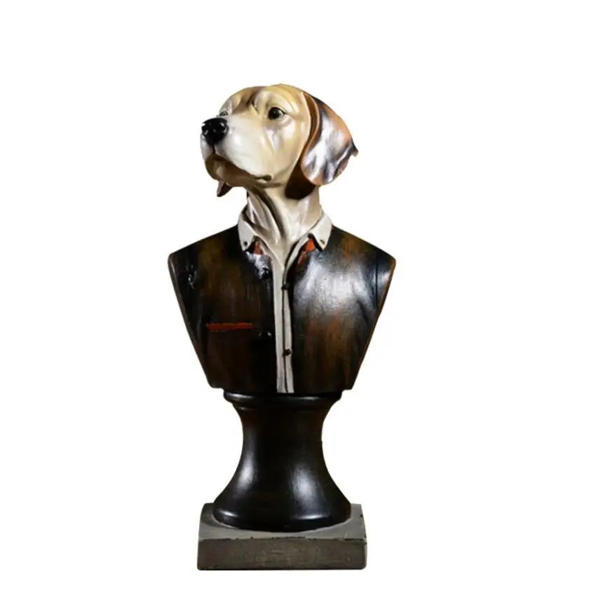 Оптовая продажа декоративных фигурок животных и собак из смолы на заказ