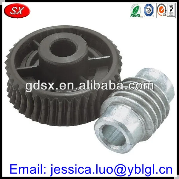 
RoHS/SGS passed steel worm & worm gear in plastic/nylon,small plastic worm gears 
