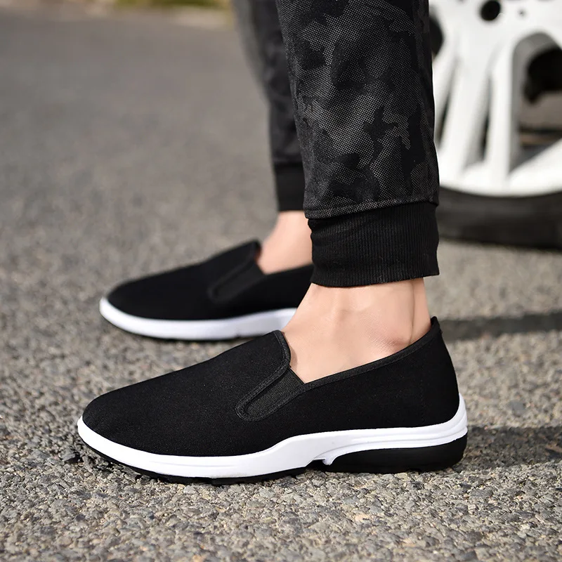 Men Outdoor non-slip Thick sole Casual Canvas Shoes