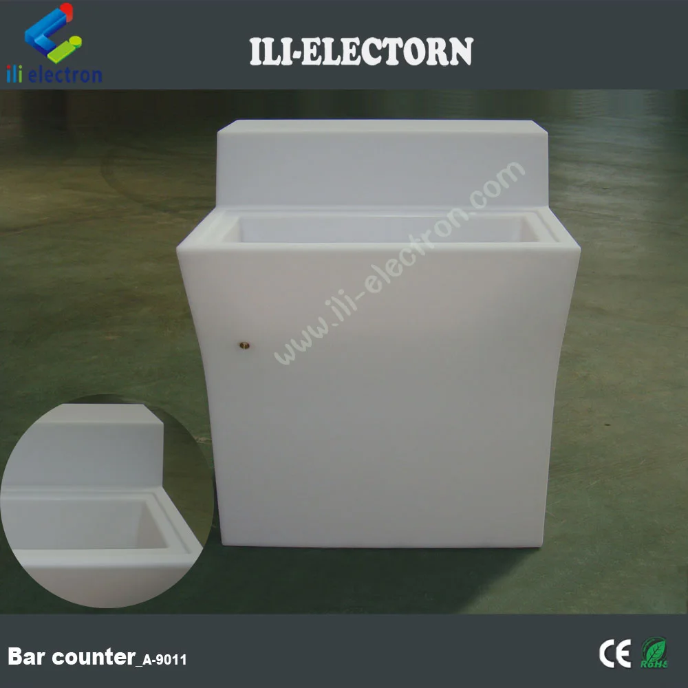 CE /ROHS certificate portable illuminated led straight wine bar counter
