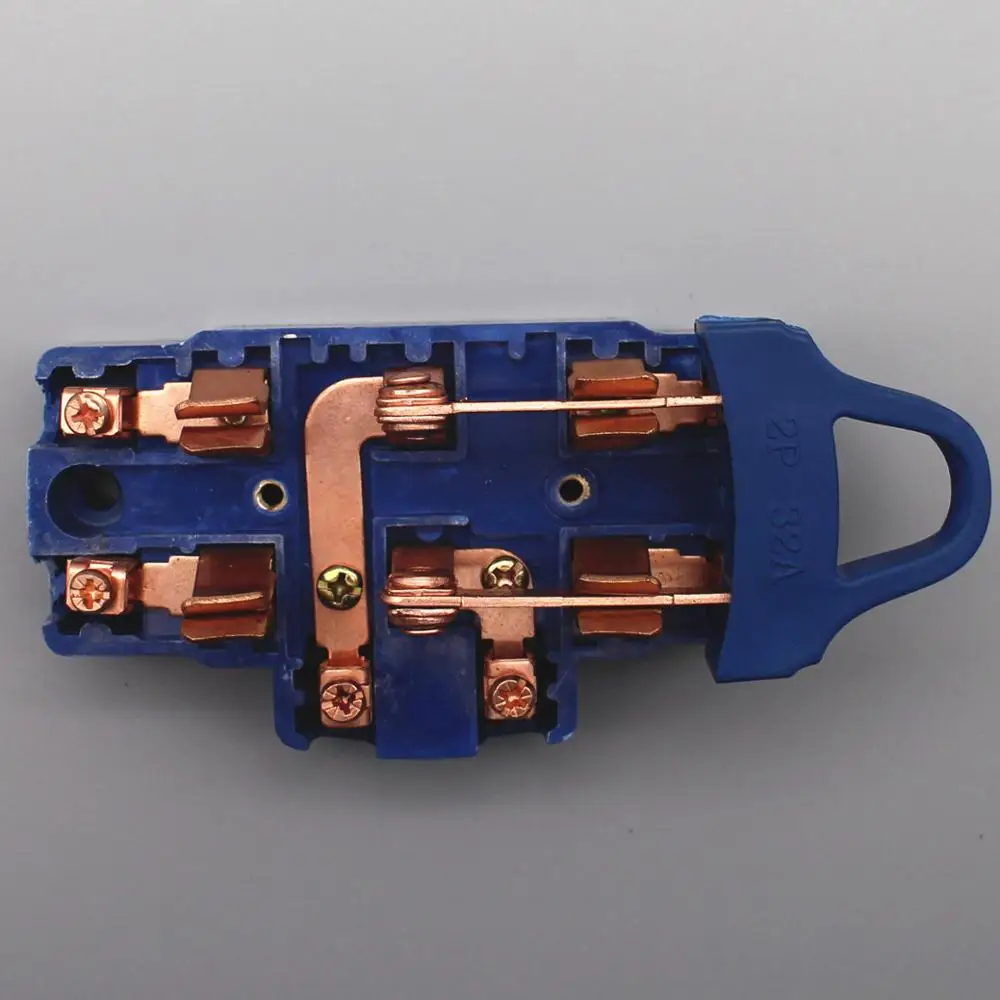 2 полюса переключения мощности над лезвием переключатель