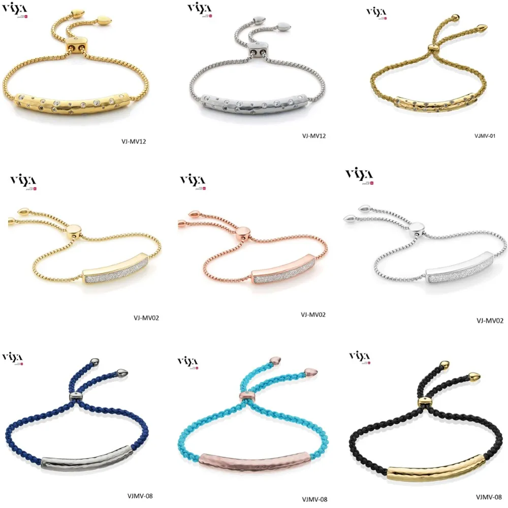 2014 Latest Design Fashion 316L Stainless Steel HandChain,Europe Brand Monia Women Hand Chain Rope bracelet Manufacturer