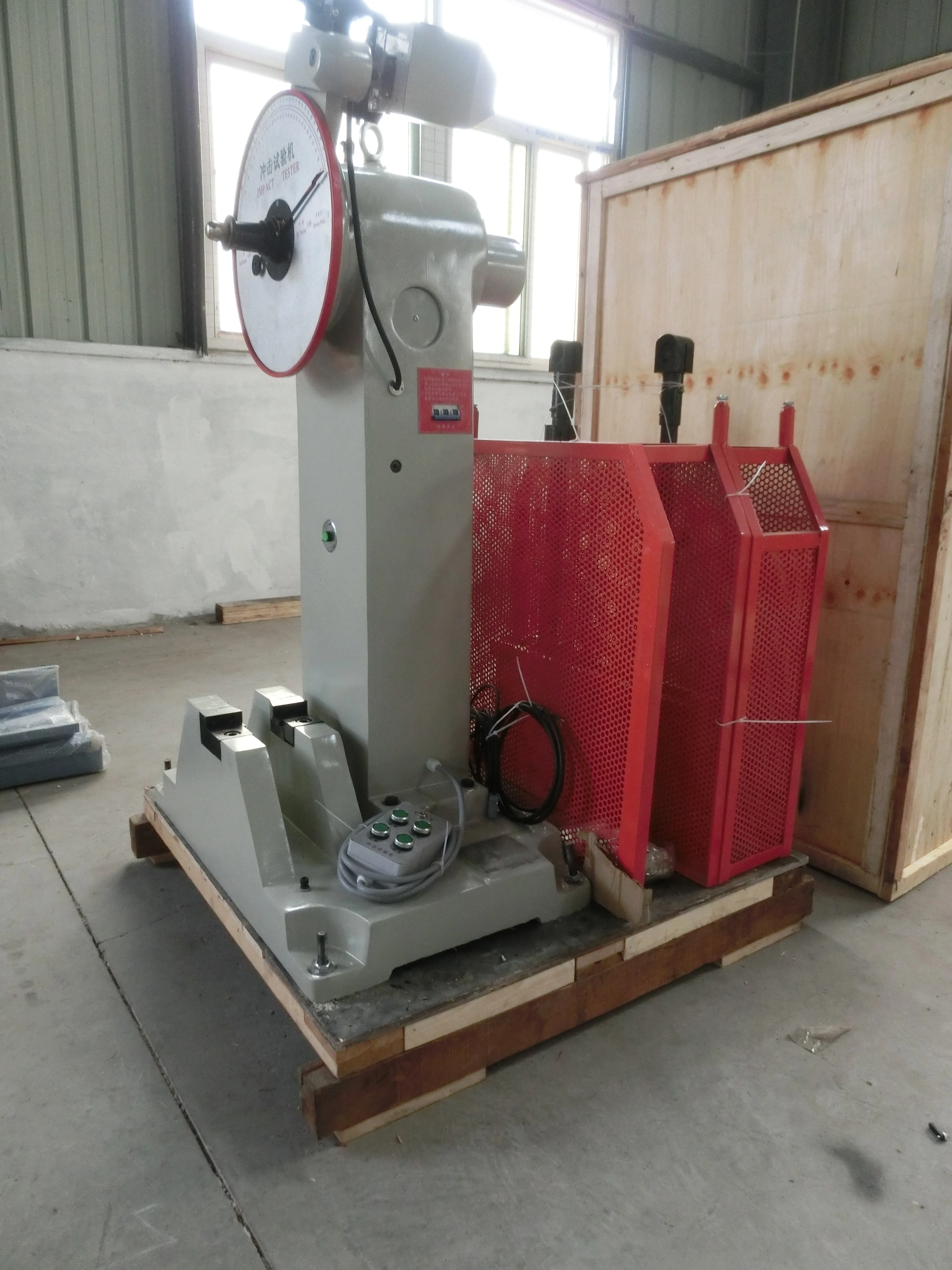 JB-500B Semi-automatic Pendulum Impact Tester Charpy 500J, Impact Testing Machine, Impact Equipment
