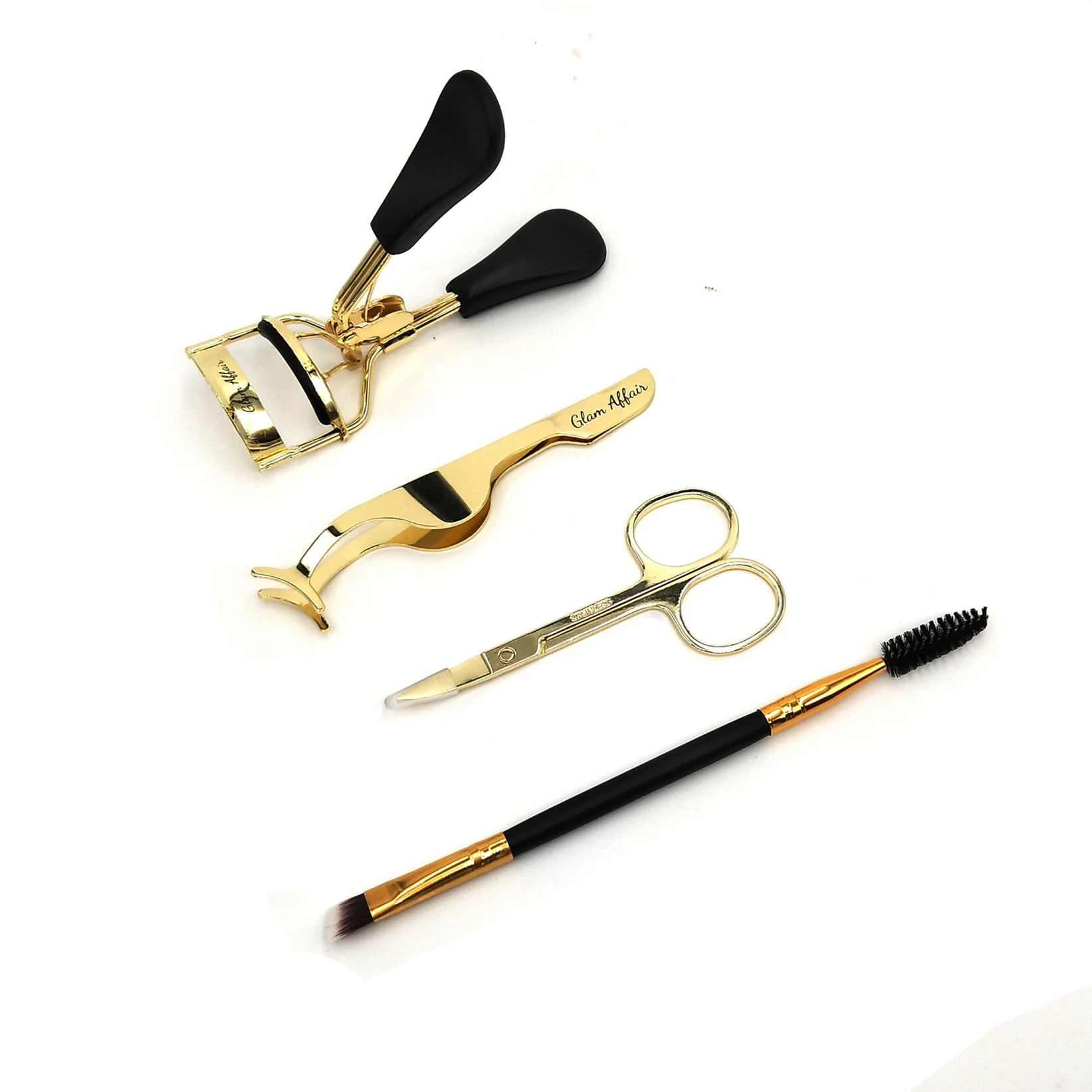 
Hot selling custom logo eyebrow scissors lashes brush lashes applicator lashes curler 