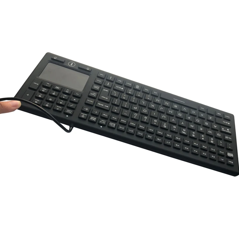 IP68 Waterproof Keyboard with 122 keys including 24 function keys and numeric keypad