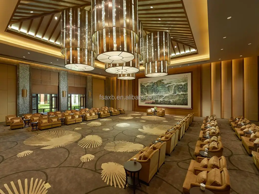 Floral Commercial Printed Carpets Wholesale for Banquet Hall & Reception Room & Lobby