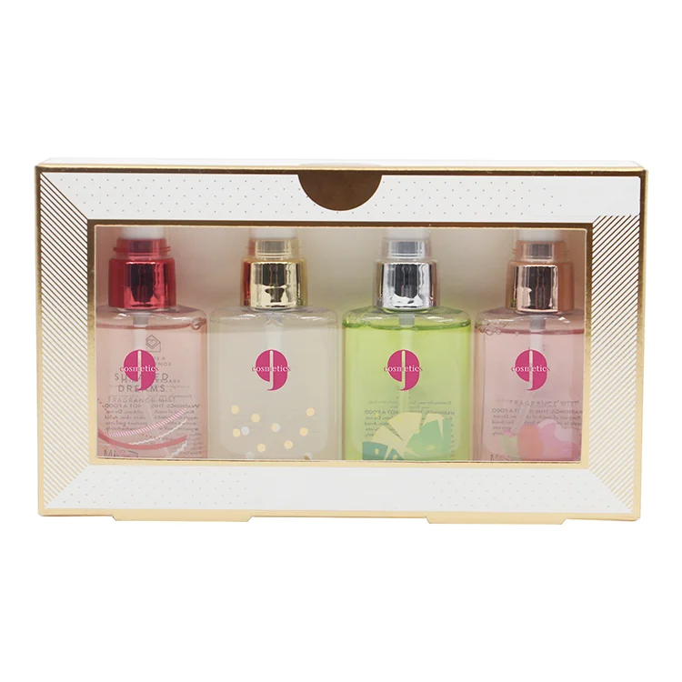 Hot sale custom body spray mist perfume fragrance gift set